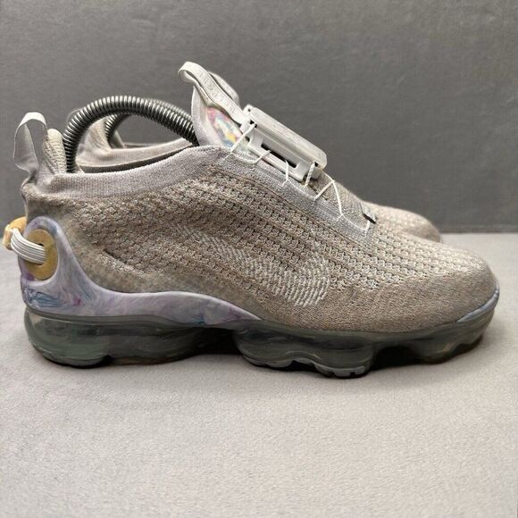 Womens 8.5 / Mens 7 Nike Air VaporMax 2020 Flyknit Summit White Athletic Sneaker - Picture 1 of 9
